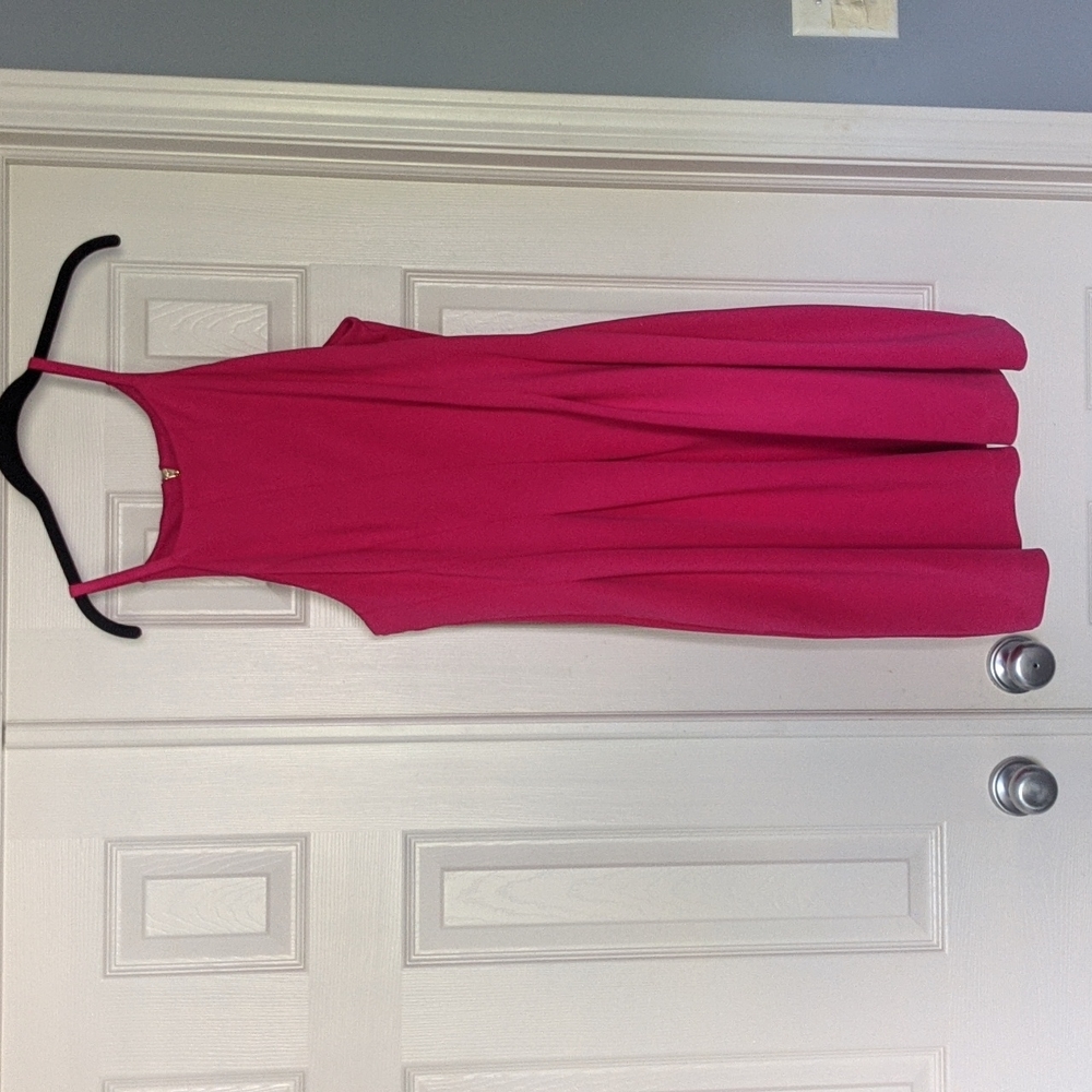 Hot pink POCKETS size 16 cocktail dress